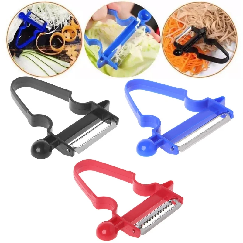 

Professional Magic Trio Peeler Vegetable Fruit Julienne Slicer Shredder Cutter