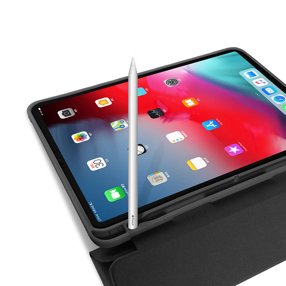 Умный чехол Dux Ducis из искусственной кожи для Ipad Pro 12 9 11 2018 подставка дюймов с