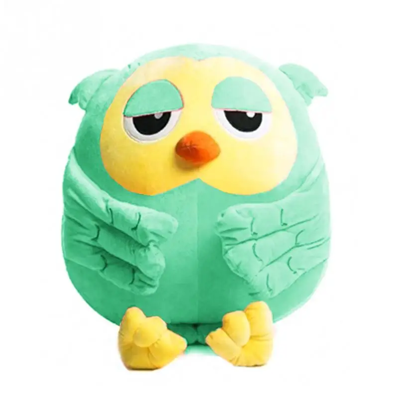 18 см плюшевая Сова PP хлопок наполнитель материал милый Гигантский Большой плюшевая игрушка кукла подушка подарок розовый зеленый