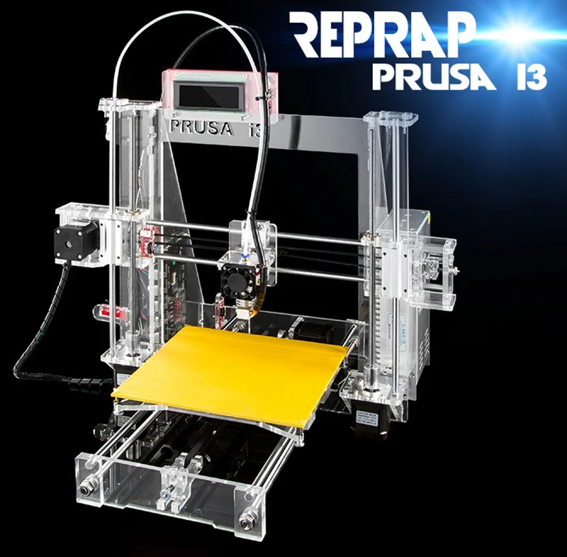 Best Prusa i3 3d printer set for assembly reprap i3 for desktop full 3D Impressora DIY kit Acrylic Frame High Precision LCD control