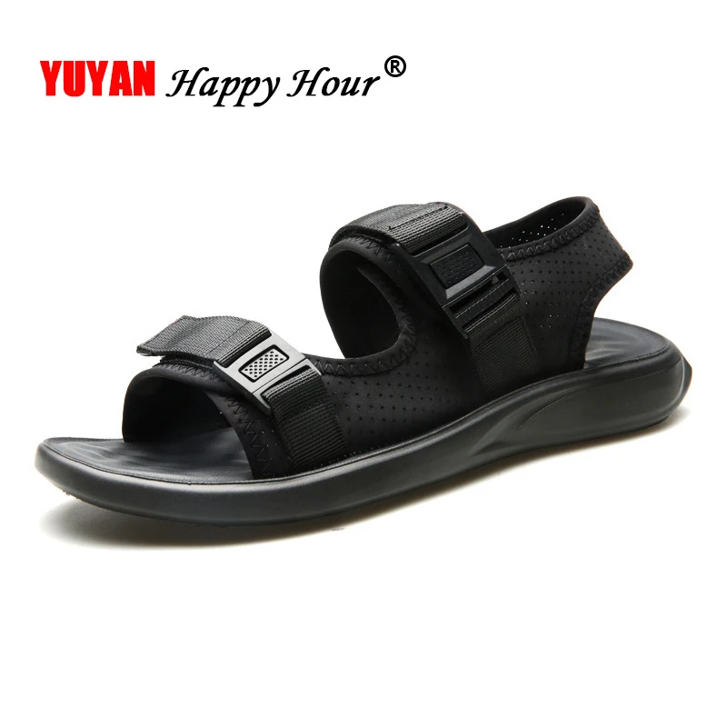 black sandals with thick soles