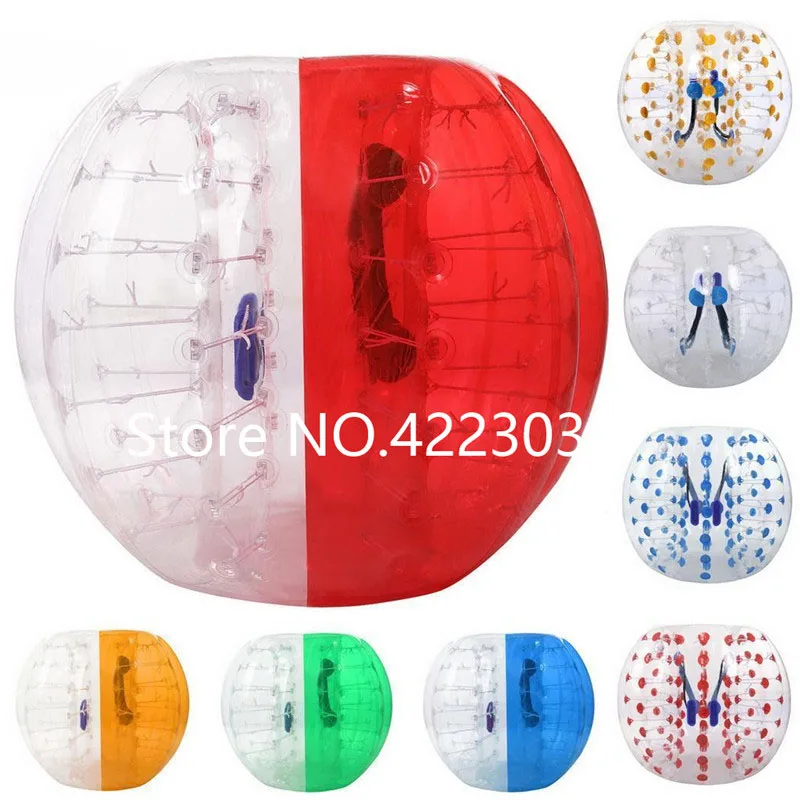 

Free Shipping Inflatable Bumper Ball 5ft (1.5m) Diameter Bubble Soccer Ball Human Hamster Zorb Ball for Adults