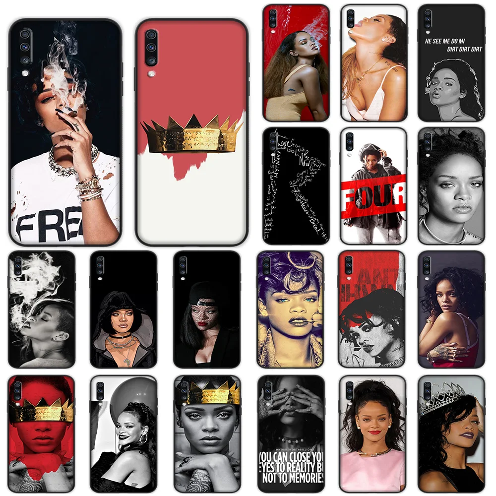 

Robyn Rihanna Fenty Soft Case for Samsung Galaxy A5 A6 A7 A8 A9 Plus A10 A20 A30 A40 A50 A60 A70 M40 Cover