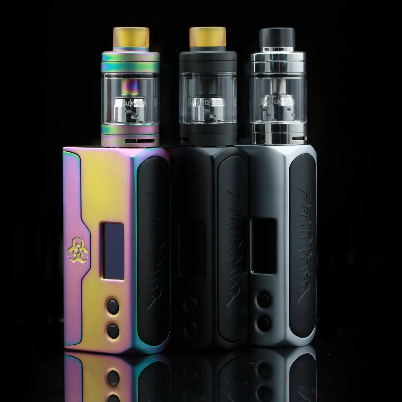 

Original Advken Dominator 100W TC Starter Kit E Cigarette with 24mm 4.5ML Sub Ohm Tank 100W Box Mod Vaporizer Standard Edition