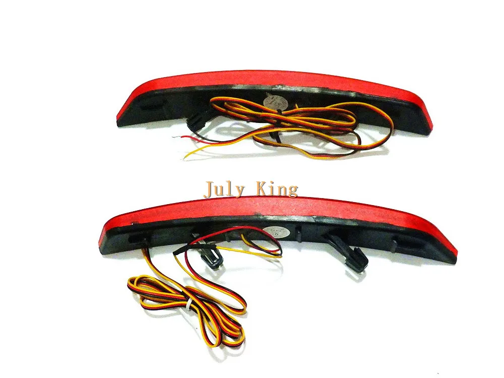 July King светодиодный тормозной фары на задний бампер, светодиодный ночник, светодиодный задний противотуманный фонарь, чехол для Ford Mondeo Winning 2008~ 2010