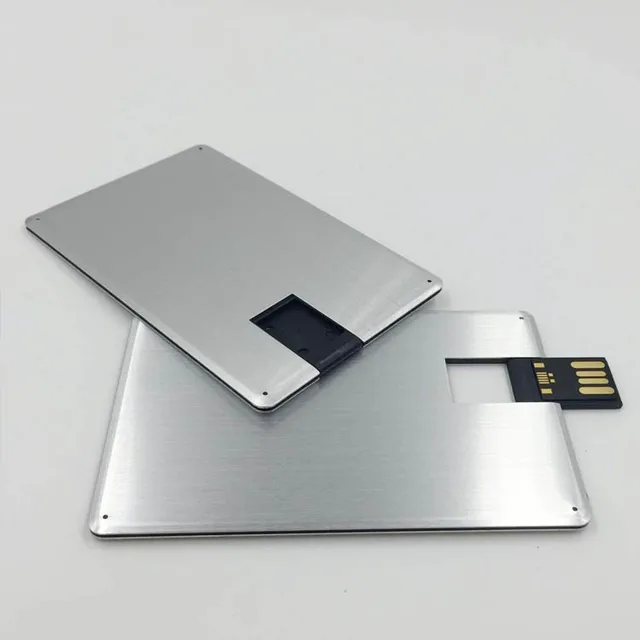 Customized metal credit card usb flash drive DIY Logo Business &holiday
