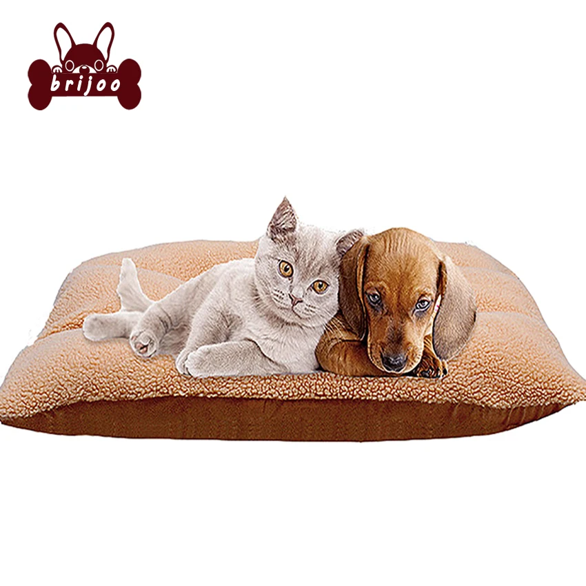 Winter Dog Bed Mat Pet Cushion Blanket Warm Fleece Mattress Puppy Cat Beds For Small Large Dogs Cats Bed Chihuahua Pet Bed