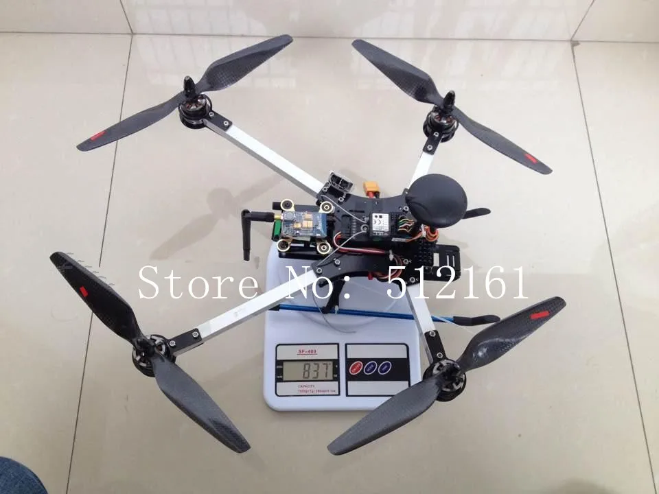 DIY quadcopter frame & landing gear 4 axis rotor shaped