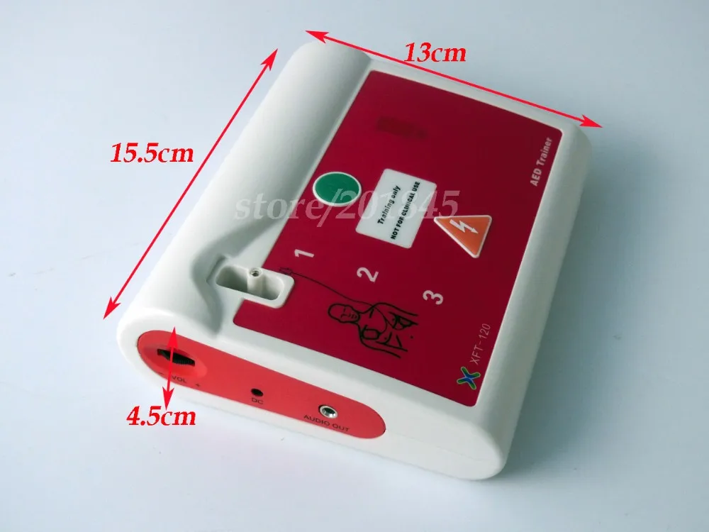 AED тренажер для моделирования аварийной ситуации AED тренировочный аппарат для кулак помощи CPR практики на английском и испанском языках