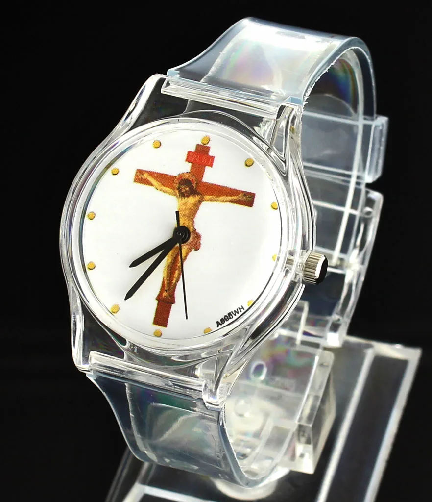 Бог Христос Крест Девы Марии Мадонны Священное Сердце Иисуса Бразилия редентор христианская Пасха религиозные часы кварцевые наручные часы