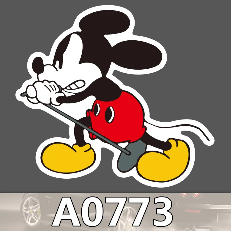 

Doinbby A0773 Cartoon Mickey Waterproof Sticker Notebook Phone Laptop Skateboard Fridge Graffiti Cartoon Stickers