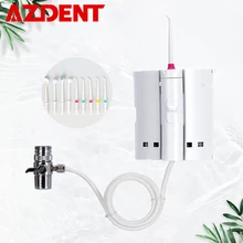 10 шт. распылитель на кран вода зубная нить портативный ирригатор для полости рта переключатель струи воды нити насадки для зубной щетки орошение очиститель зубов