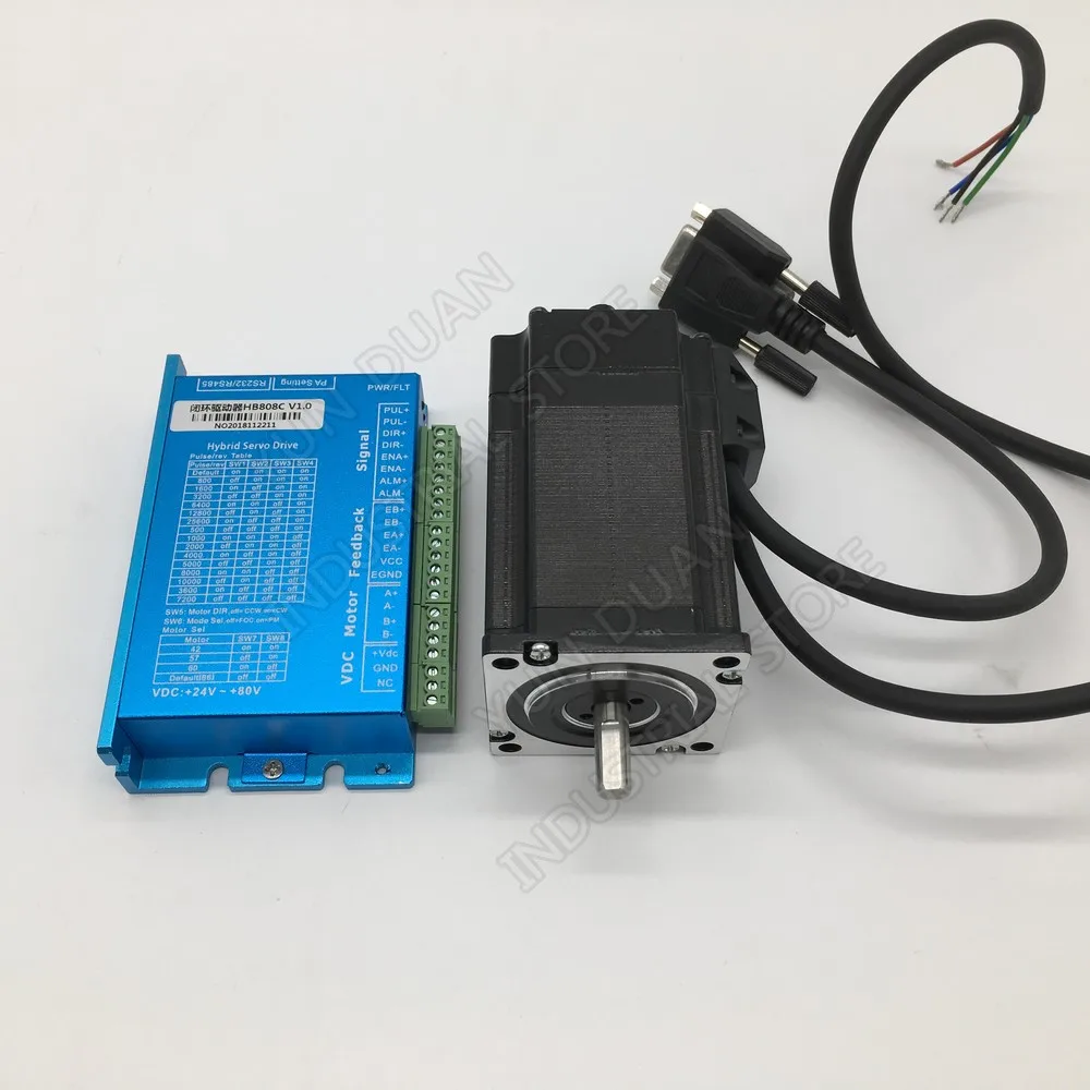 

Nema17 Hybird Motor Driver 42MM 0.68Nm 68Ncm 100Oz-in 8mm Shaft Closed Loop Stepper Encoder Easy Servo 2 Ph Stepper Motor Kits