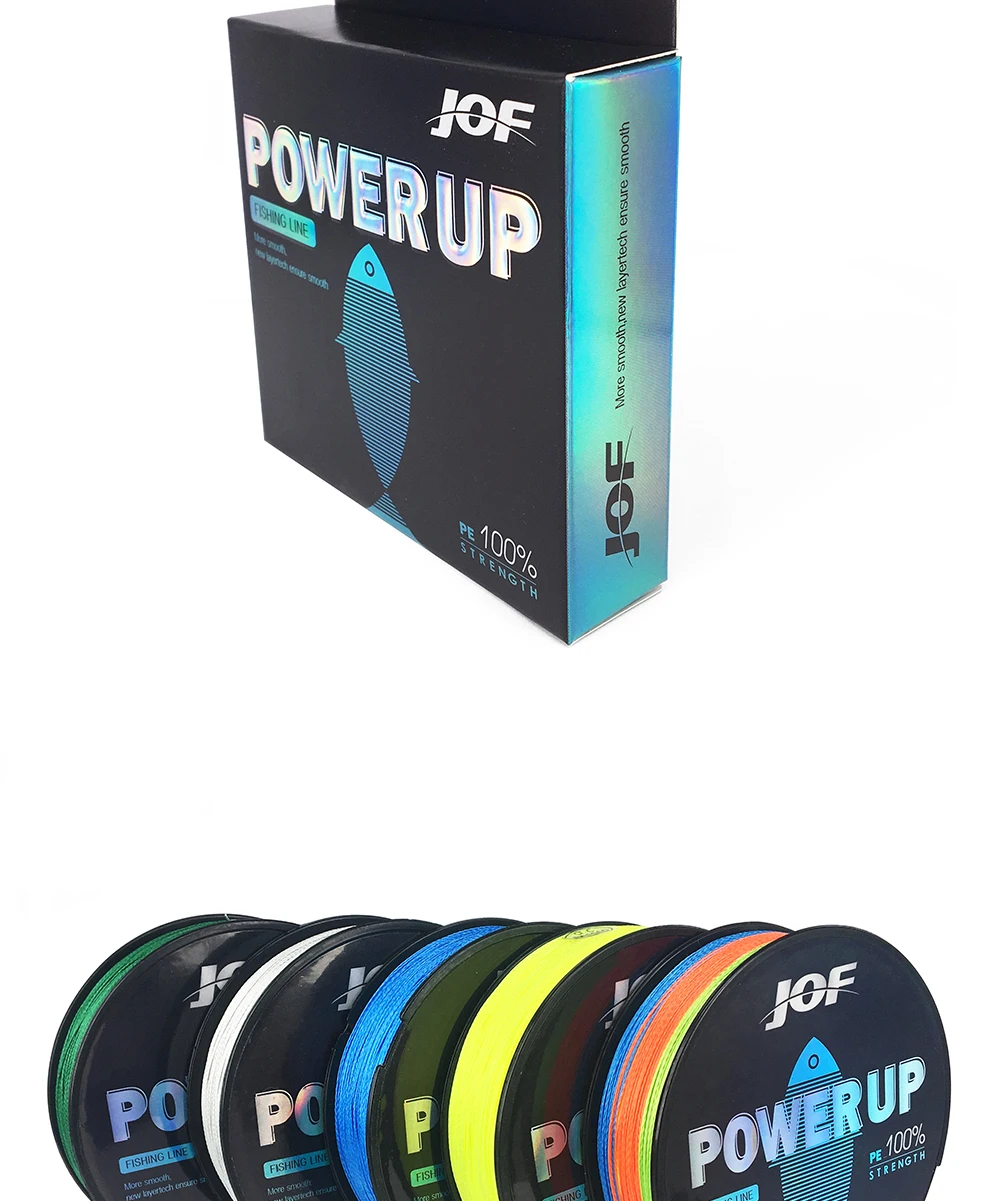 JOF POWER UP 4 4 Strand Trançada