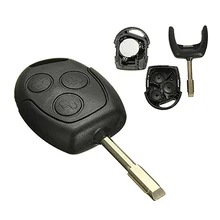 Car 3 Button Remote Key FOB Case Auto Key Shells Replacement for Ford Car Accessories