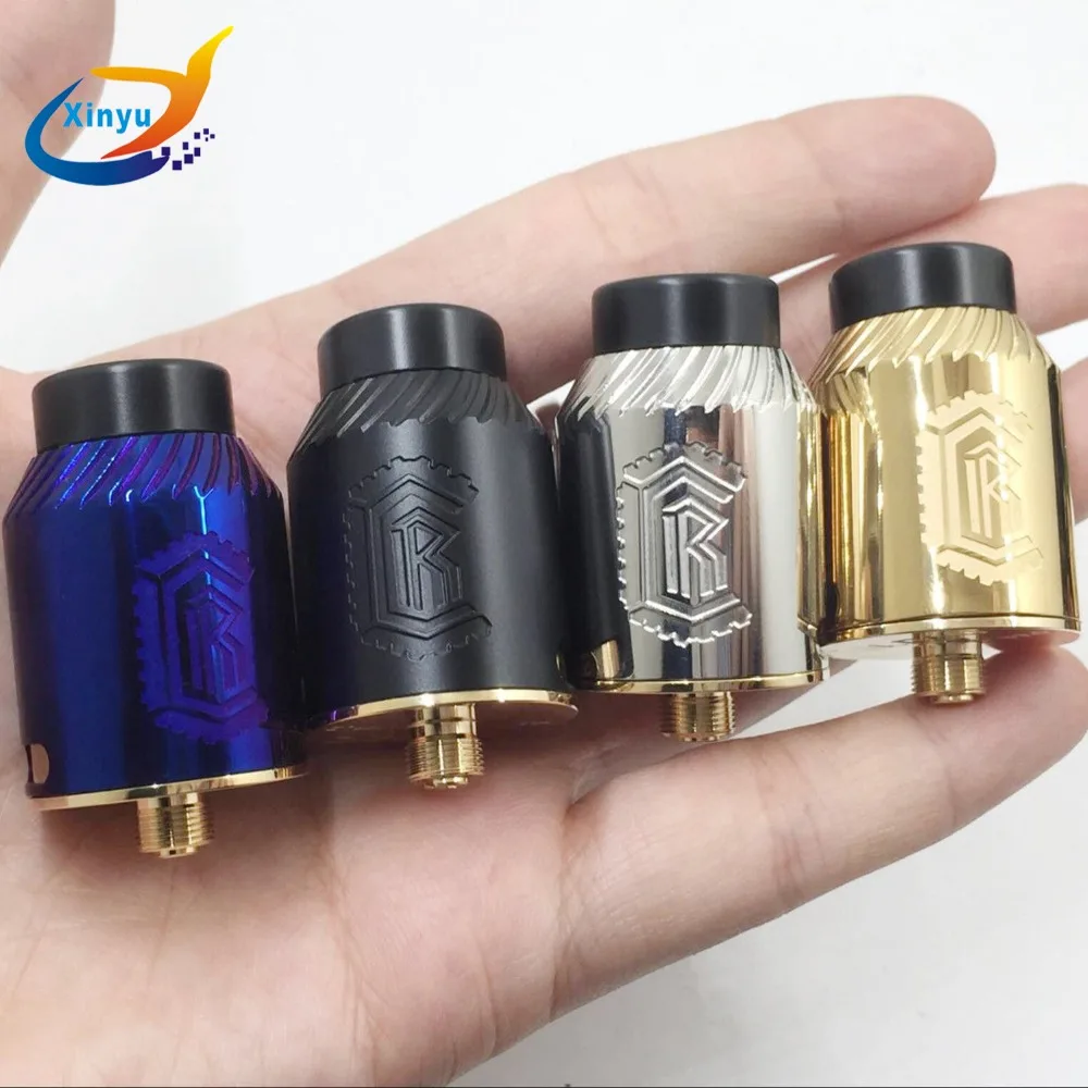 Reload V1.5 RDA Atomizer 24MM with Wide Bore Drip Tip Peek Insulators