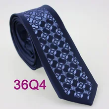 YIBEI coahella галстуки темно-синий узкий галстук с каймой с синими галстуки с геометрическим рисунком тонкий микрофибры вечерние платья галстук Gravatas