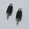 2pcs 2.5mm 3.5mm 6.35mm Mono Stereo Male Plug to RCA Female Socket Audio Adapter Connector For Laptop TV DVD Amplifier ► Photo 3/6