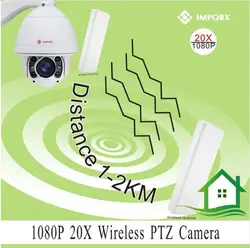 Imporx беспроводной 1080 P IP Камера Скорость купол Камера CCTV Камера