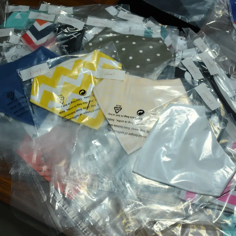 8Pcs/Lot Soft Comfortable Colorful 100% Organic Cotton And Baby Bandana For Boys &Girls Infant Adjustable Snaps Saliva Baby Bibs designer baby accessories