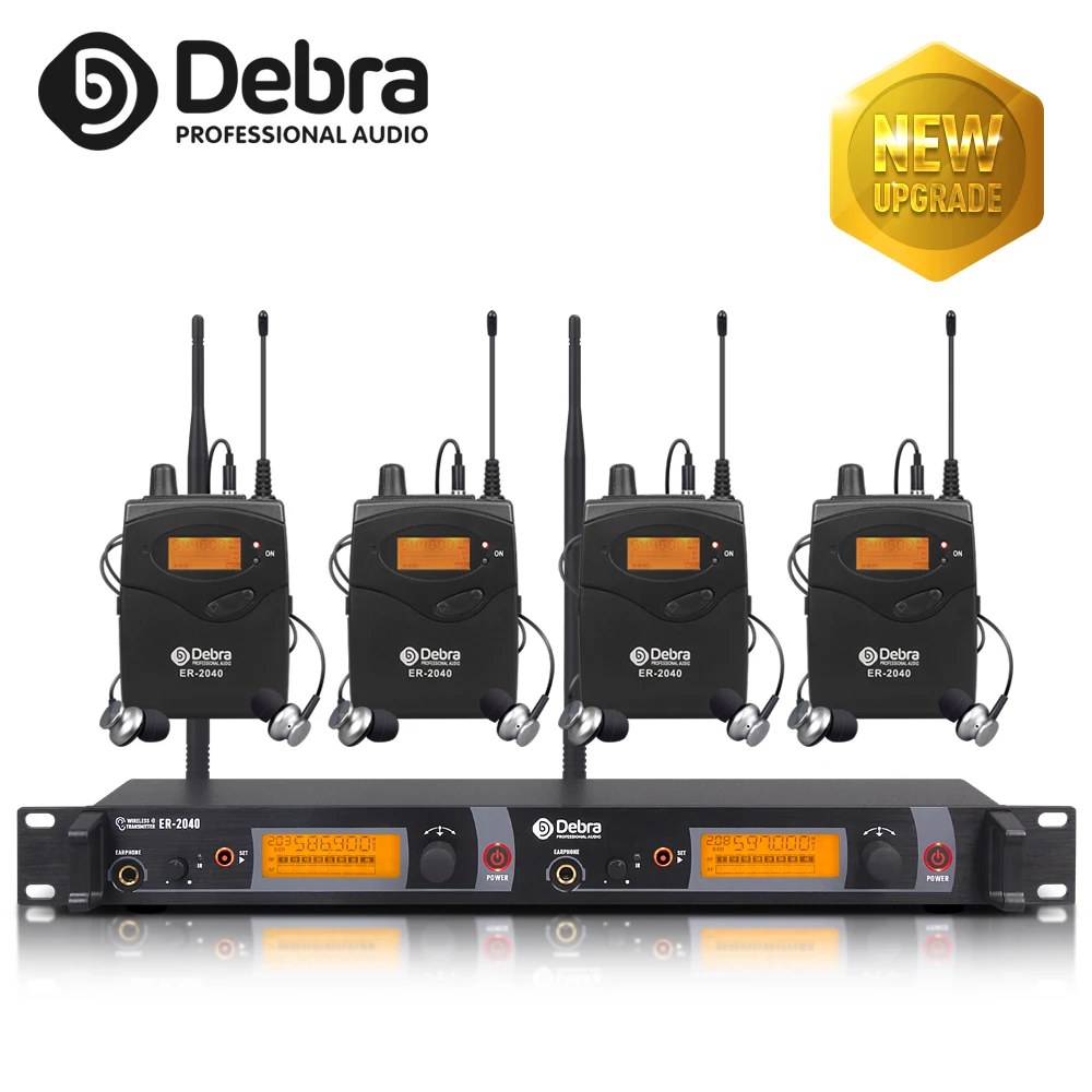 New upgrade best sound quality ER 2040 Professional UHF In Ear Monitor System for Stage performance