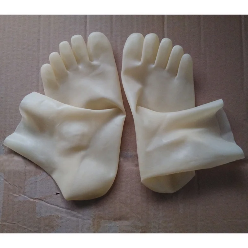 Unisex Anime Cosplay Socks Five Toes Rubber