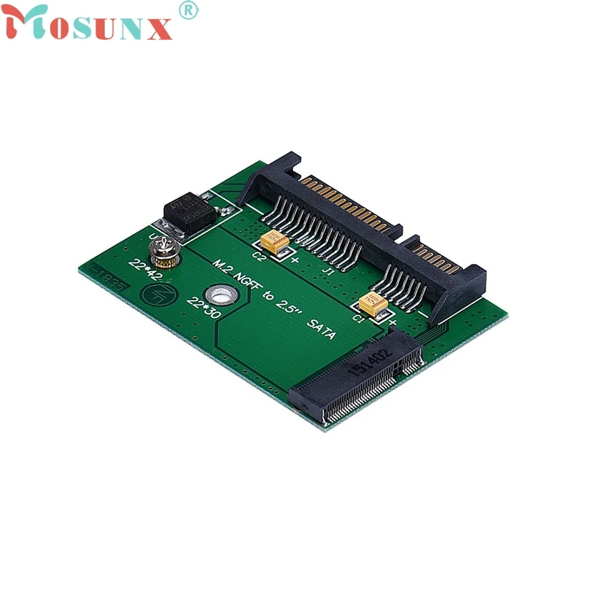 

mosunx E5 Mecall NGFF M.2 SSD Solid State Drive To 2.5Inch SATA Interface Adapter Converter