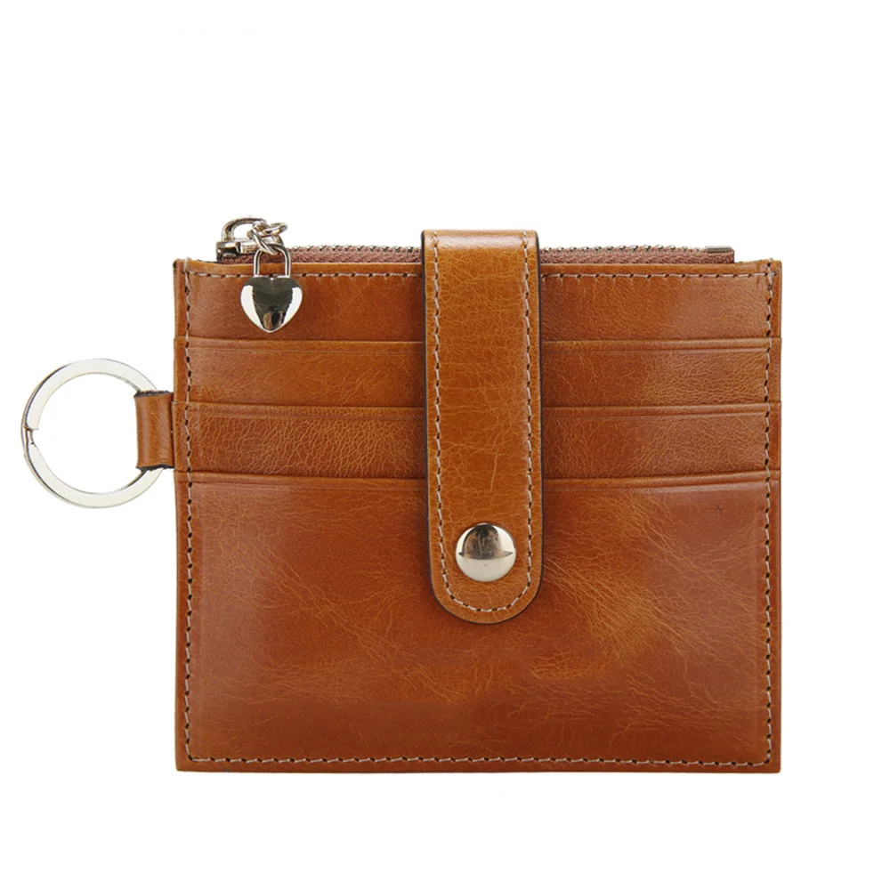 

Artmi Womens Card Holder RFID Blocking Card Case Wallet with ID Window and Keyring