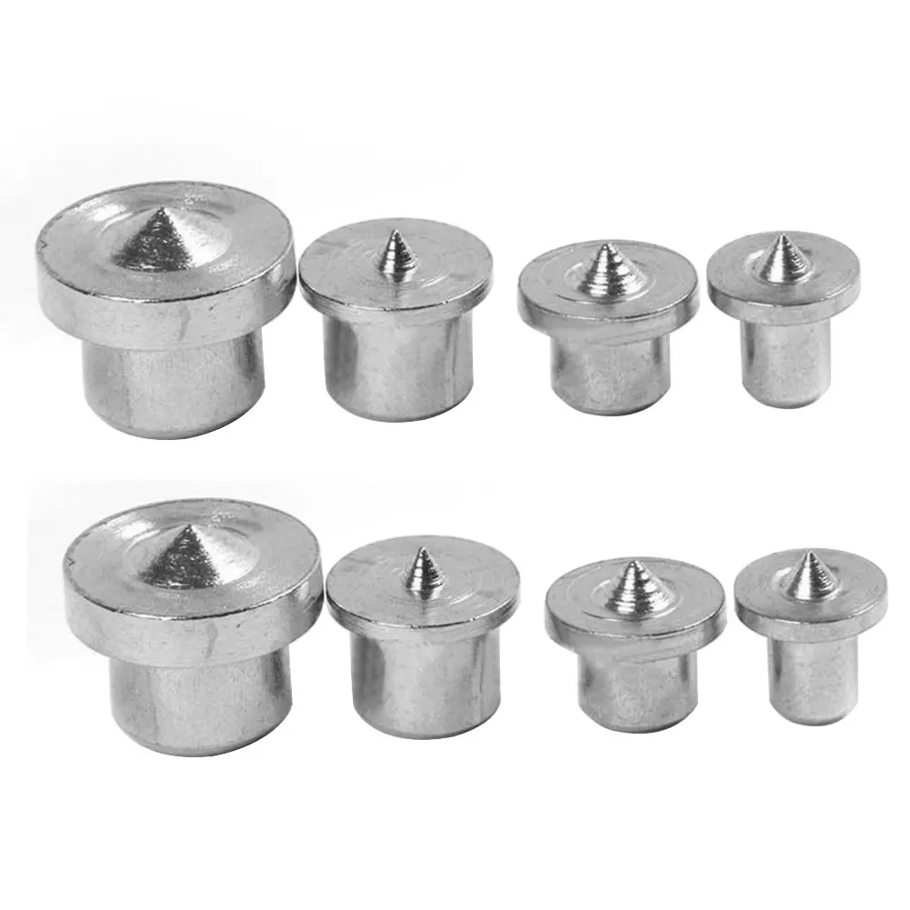 

8pcs Pin Chrome Plated For Drill Hole Alignment Tool Dowel Center Joint Woodworking Tenon Locator
