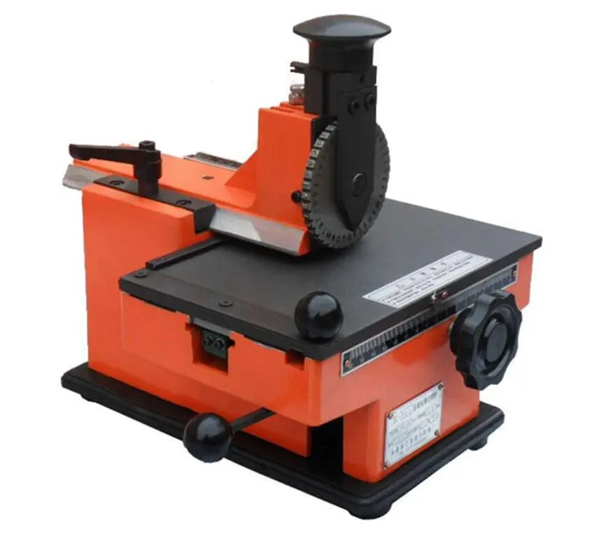 Metal sheet embosser, manual steel embossing machine, aluminum alloy