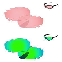 Изумрудно-зеленые и хрустальные розовые 2 пары Сменные линзы для Jawbone Солнцезащитные очки с отверстиями рамка UVA и UVB Защита
