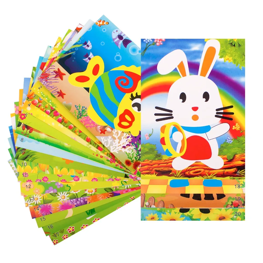 Children's Craft Activities DIY Cutters Art 19pcs Mini Foam Butterfly Child DIY EVA Sticker Toys Kindergarten Handmade Art Craft Children's Craft Activities DIY Cutters Art 19pcs Mini Foam Butterfly Child DIY EVA Sticker Toys Kindergarten Handmade Art Craft