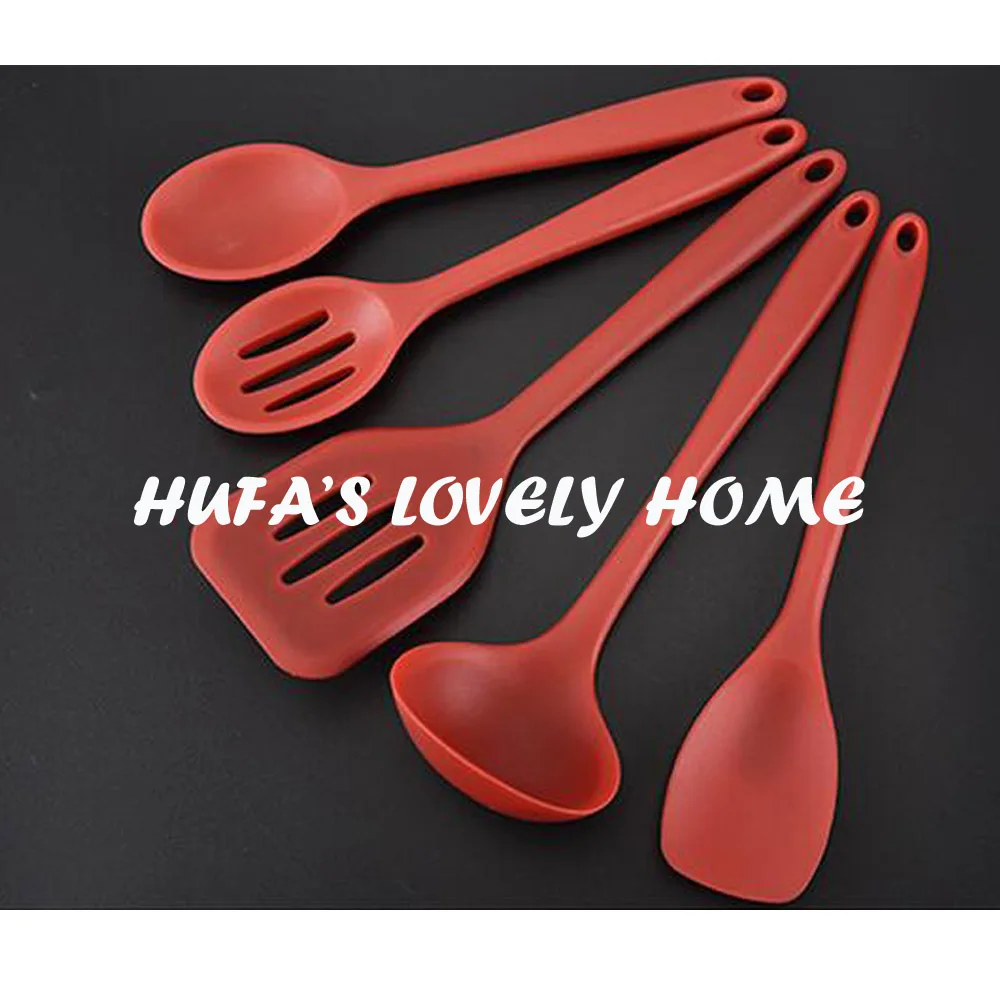 New SGS FDA Cooking Utensil Set Non Stick Silicone kitchen utensil set