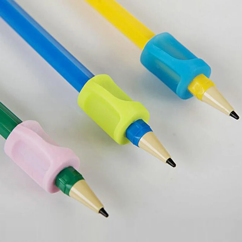 

3pcs Learning Partner Children Students Stationery Pencil Holding Practise Device for Correcting Pen Holder Postures Grip