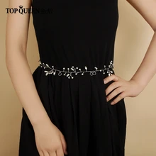 TOPQUEEN SH38 пояс невесты Свадебные аксессуары ремешок для свадебного платья для невесты платье подружки невесты пояс для женщин тонкий пояс