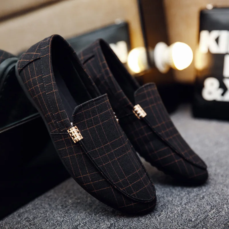 Slip On Men Loafers Spring Wholesale Fashion Men Shoes Men's Flats Male Footwear Big Size 39-44
