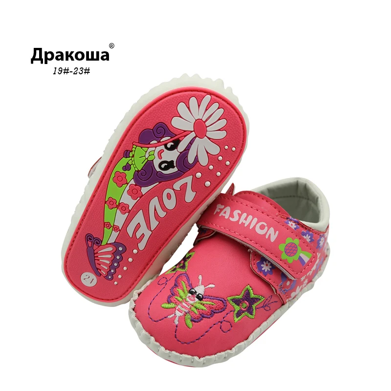Baby Soft Leather Shoes Infant Moccasin Toddler Soft Sole Shoes With Anchor Newborn First Walker