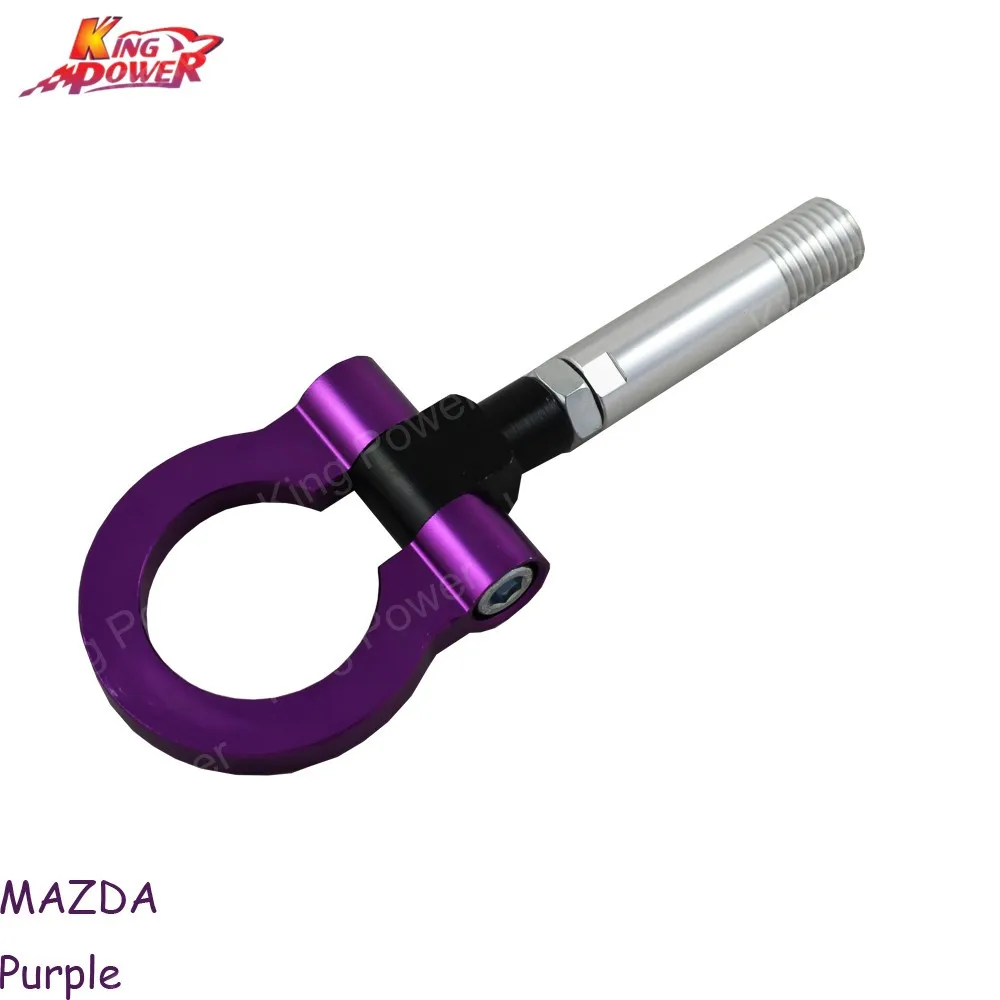 KP-NEW гоночный буксир, буксирный крюк винт алюминиевый T2 для MAZDA 2 5 6 RX-8 фрезерный станок с ЧПУ - Название цвета: purple
