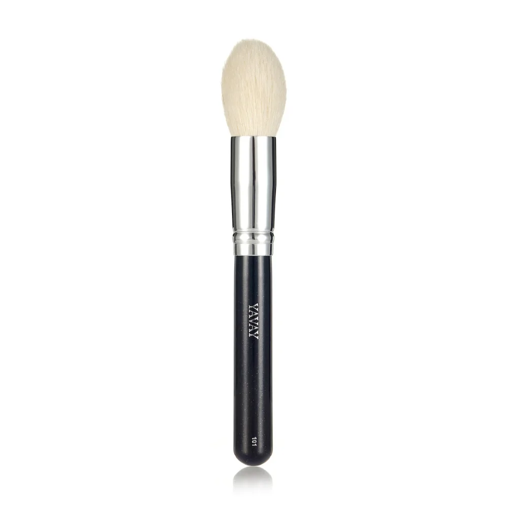 YAVAY 101 Luxe Face Definer Makeup Brush for Loose Powder Goat Hair