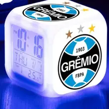 Gremio ножной шар Порто ночник цвет вспышка светодиодный Будильник часы Alegrense reloj despertador reveil enfant Touch освещение часы