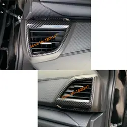 Автомобиль палку левый + правый внутренняя гарнир крышка рамки лампы отделкой спереди кондиционер на выходе Vent 2 шт. для Subaru Forester 2018 2019