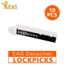 10 шт./лот белый TR48 ручной ключ дисплей крючок Вешалка Releaser Магнитная противокражная, САС Detacher