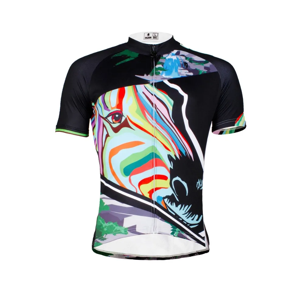 2016 new ropa ciclismo ILPaladino men zebra cycling jersey novelty bike