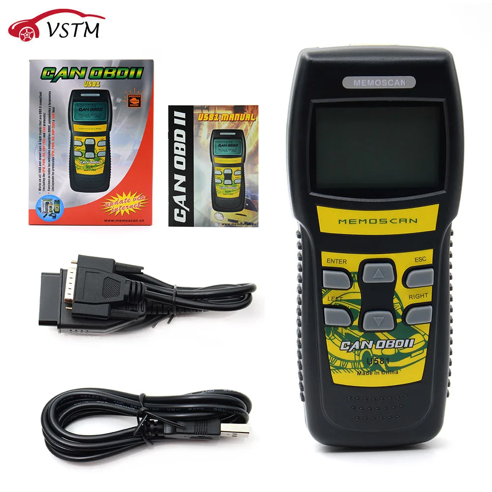 

100% Original U581 Scanner Live Data U581 U-581 U 581 Code Reader Free Updated Online CAN BUS OBD II Diagnostic Scan Tool