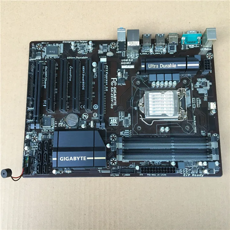 Оригинальная материнская плата для Gigabyte GA-Z87P-D3 DDR3 LGA 1150 32 Гб Z87P-D3 для I3 I5 I7 22nm Z87 Desktop motherborad