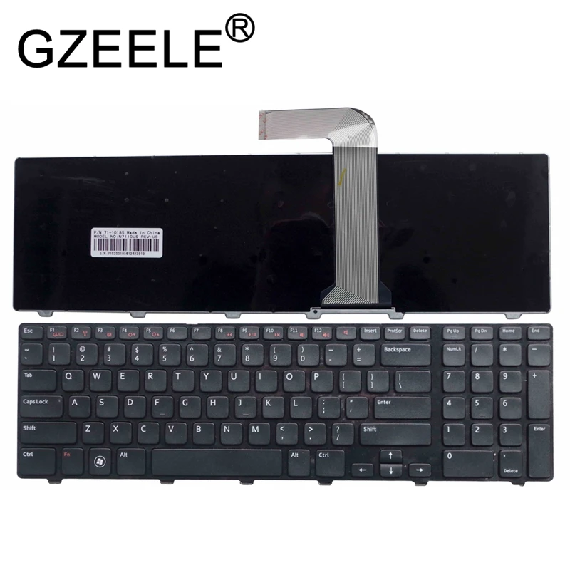 GZEELE Keyboard for Dell US Black 454RX 0454RX V119725AS1 AEGM7U00120 9Z.N5ZSQ.001 9Z.N5ZBQ.001 NSK-DZ0SQ | Компьютеры и офис