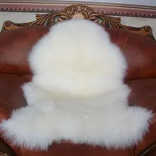 Супер мягкая слоновая кость из натуральной овечьей кожи Ковры натуральная один Пелт из натуральной овечьей кожи белый Австралия природа шерсть Ковры Спальня Мех животных ковры