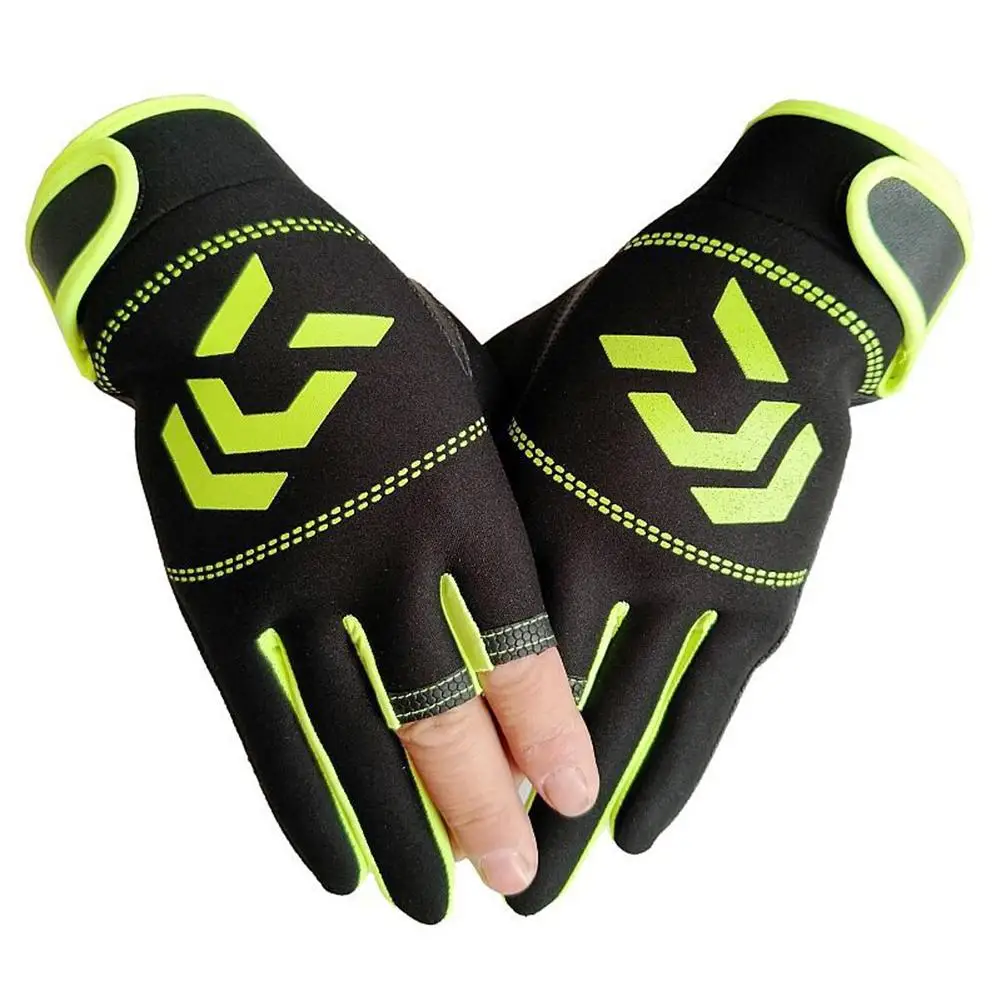 Non Slip Fishing Protection Against Stab Wounds Fishing Gloves Breathable Gloves 3 Fingers Cut Water Proof Sports Fishing Gloves