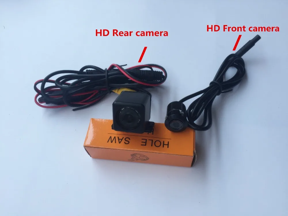 8 видео Датчик парковки автомобиля обратный резервный радар системы с Передняя Задняя парковочная камера системы сигнализации дистанционного управления