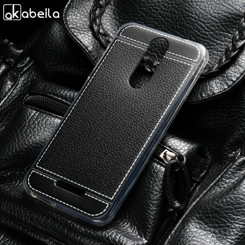 

AKABEILA Lichee TPU Case Cover For Wiko View Case Silicone Cover For Wiko View 5.7 inch Case Anyi-Knock Protector Shell